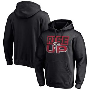 Atlanta Falcons Hometown Collection Rise Up Pullover Hoodie – Black