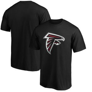 Atlanta Falcons Primary Logo Team T-Shirt - Black