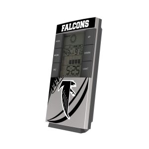 Atlanta Falcons Passtime Design Digital Desk Clock