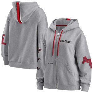 Atlanta Falcons WEAR by Erin Andrews Women’s Full-Zip Hoodie