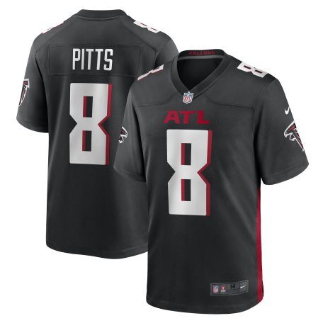 Men's Nike Kyle Pitts Black Atlanta Falcons 2021 NFL Draft First Round Pick Game Jersey