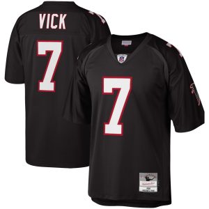 Men’s Atlanta Falcons Michael Vick Mitchell & Ness Black Legacy Replica Jersey