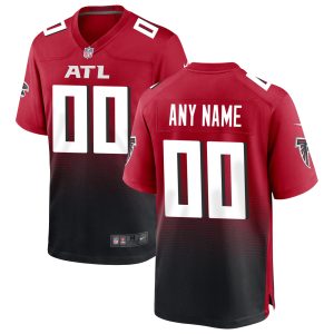 Men’s Atlanta Falcons Nike Red Alternate Custom Game Jersey